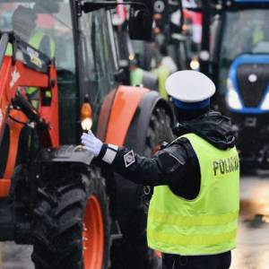 Protest rolników - utrudnienia komunikacyjne w Poznaniu